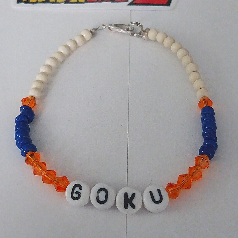 Goku Bracelet and 7 Dragon Ball Z Stickers - Picture 2 of 9